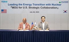 Signed a business agreement for `Joint Development of U.S. Private Power Grid` 