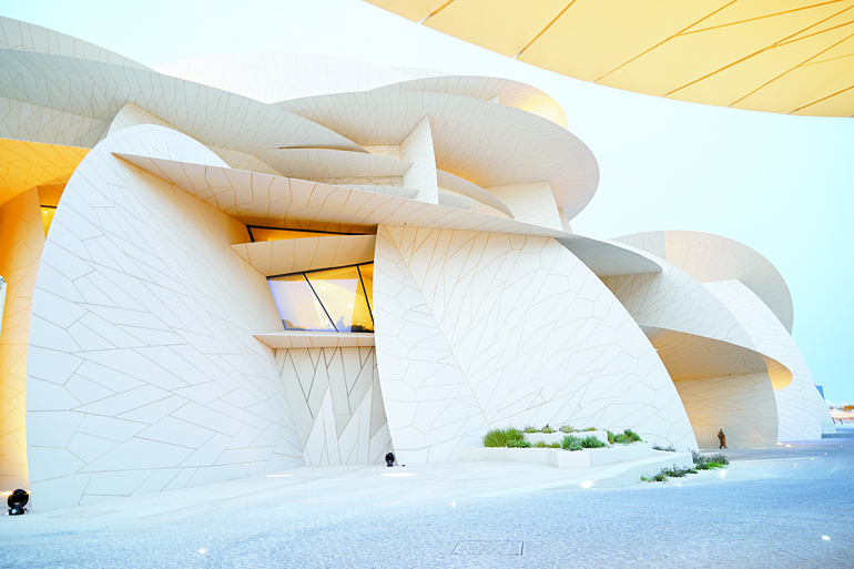 카타르 국립박물관 신축공사 현장